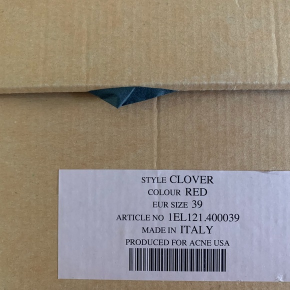 SOLD - Acne Clover red boots 8 Opening Ceremony - Picture 6 of 8